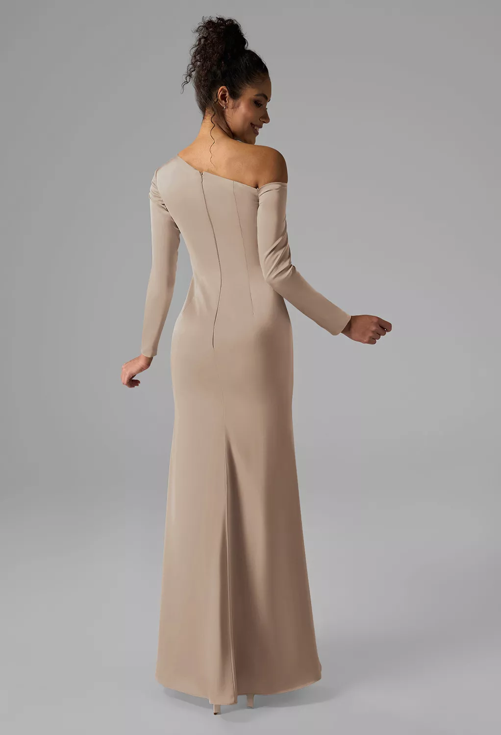 AW Anya Taupe  Wedding Guest Dresses